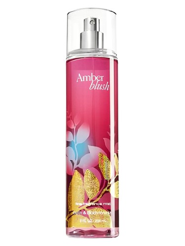 Amber Blush New Bath & Body Works