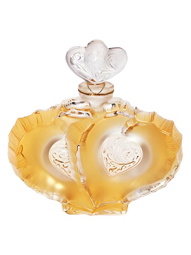 Lalique de Lalique Deux Coeurs Crystal Flacon Lalique